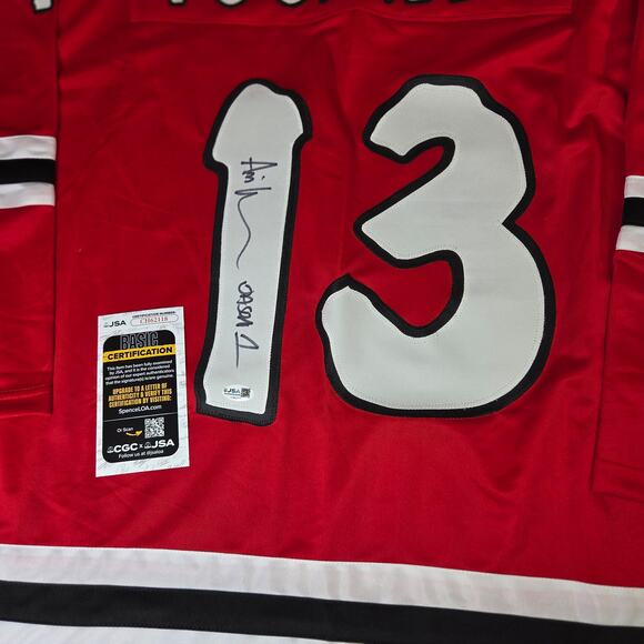Ari Lehman Jason 1 Signed Jason Voorhees Hockey Jersey JSA COA XL Custom Red - Picture 2 of 15